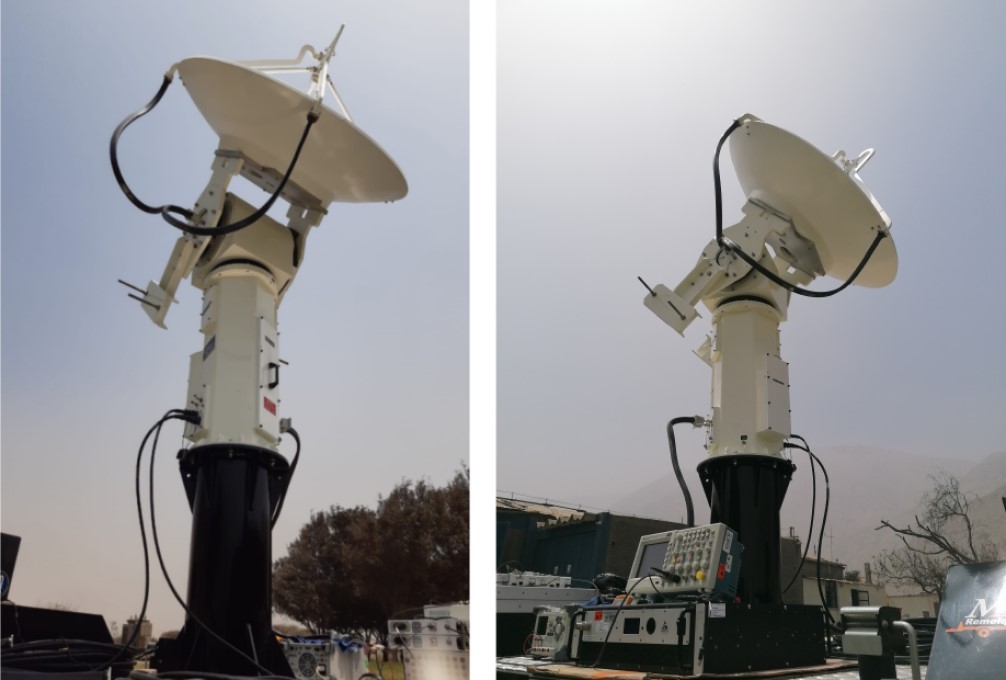 Pruebas del posicionador del radar meteorológico